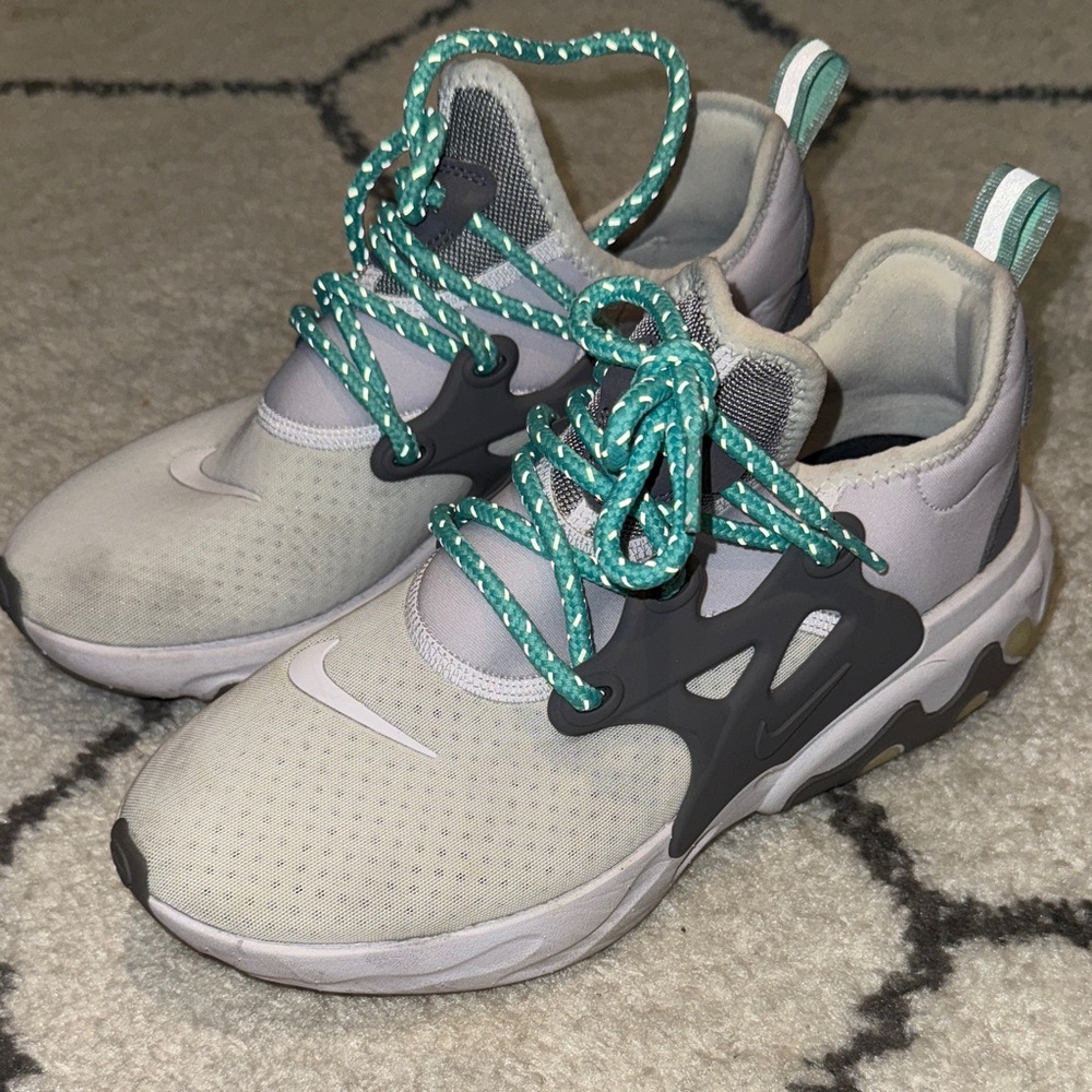 Nike Gray and Teal Sneakers